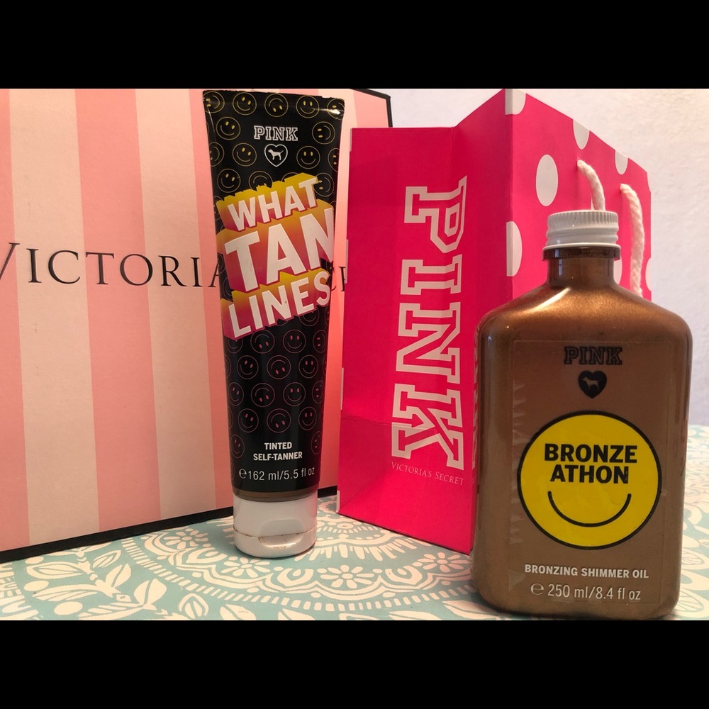 Pink self tanner